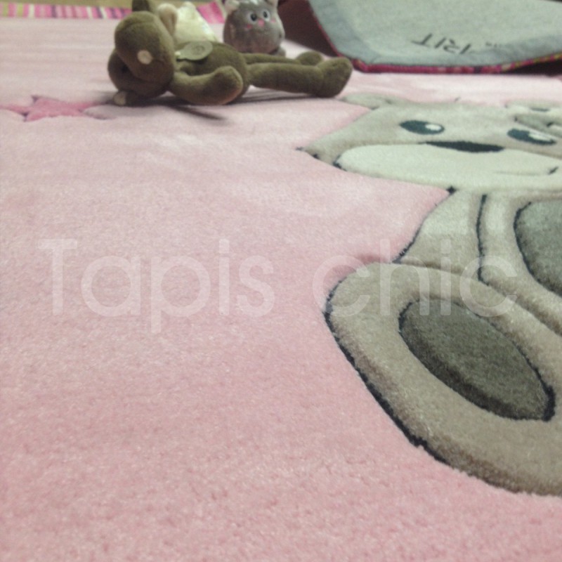 Tapis Enfant Little Best Friends Rose par Esprit Home