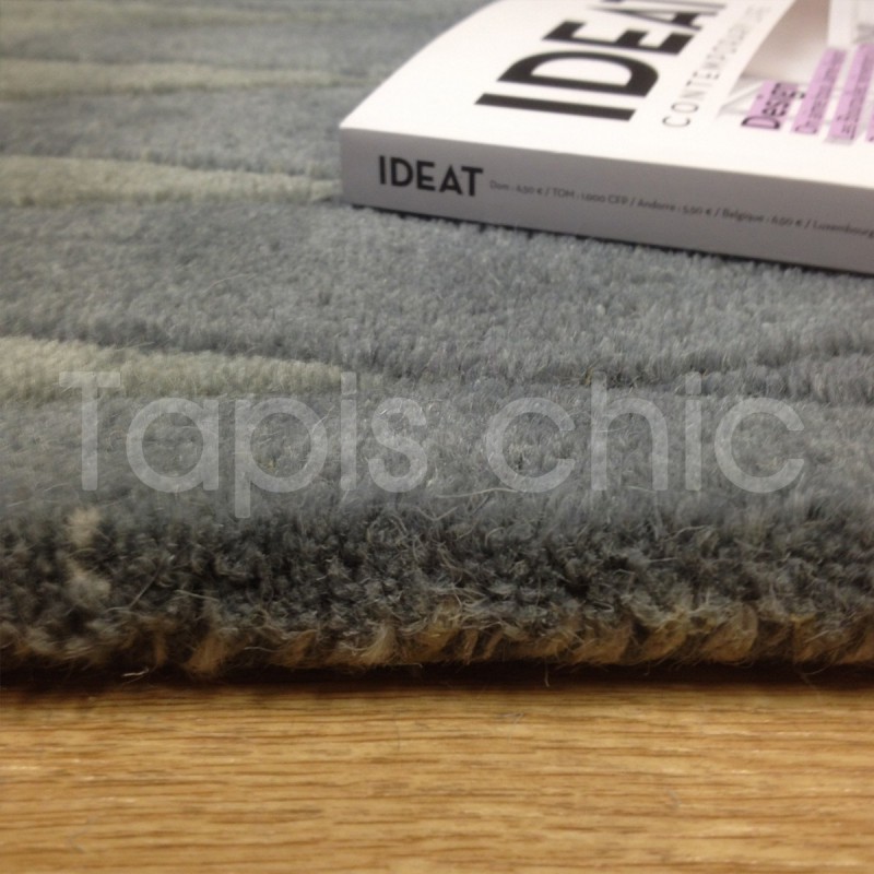 Tapis Design Gris Acacia par Linie Design