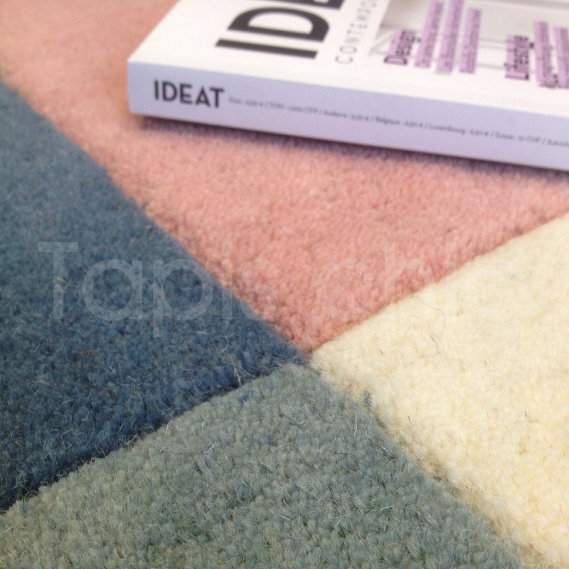 Tapis design Tetris Lime par Linie Design