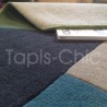 Tapis hexagonal Sato Petrol par Linie Design Tapis hexagonal Sato Petrol par Linie Design