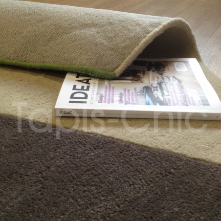 Tapis hexagonal Sato Petrol par Linie Design Tapis hexagonal Sato Petrol par Linie Design