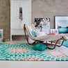 Tapis moderne Lotus bleu par Esprit Home Tapis moderne Lotus bleu par Esprit Home
