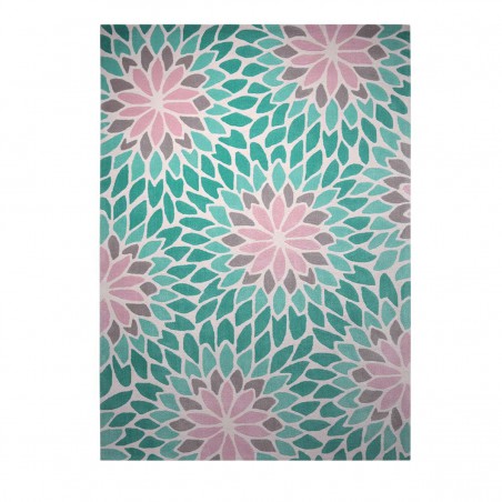 Tapis moderne Lotus bleu par Esprit Home Tapis moderne Lotus bleu par Esprit Home