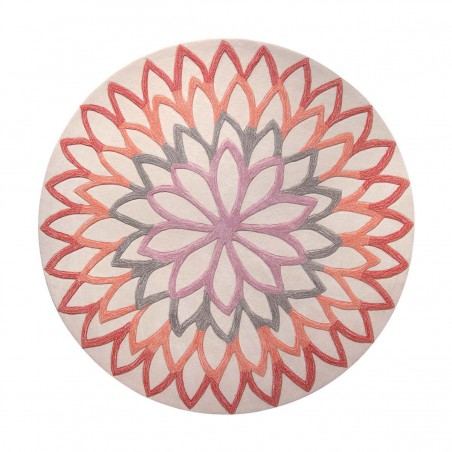 Tapis moderne Lotus Flower orange par Esprit Home Tapis moderne Lotus Flower orange par Esprit Home