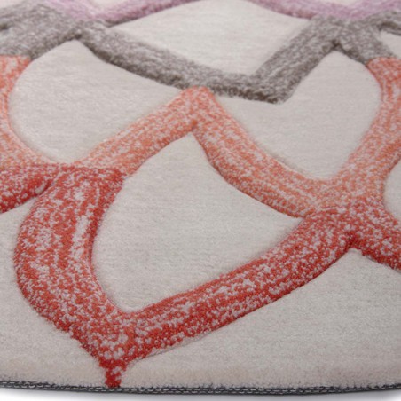 Tapis moderne Lotus Flower orange par Esprit Home Tapis moderne Lotus Flower orange par Esprit Home