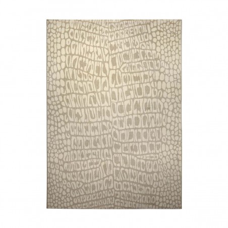 Tapis de salon Croco beige African Safari par Tapis Chic collection Tapis de salon Croco beige African Safari par Tapis Chic collection