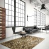Tapis moderne Snake marron et Or African Safari par Tapis Chic collection Tapis moderne Snake marron et Or African Safari par Tapis Chic collection