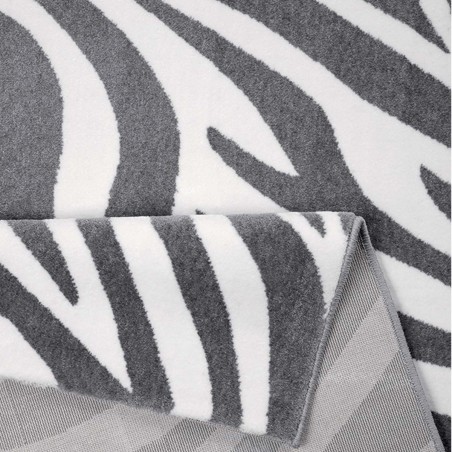 Tapis de salon Zebra gris African Safari par Tapis Chic collection Tapis de salon Zebra gris African Safari par Tapis Chic collection