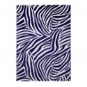 Tapis de salon Zebra bleu African Safari par Tapis Chic collection Tapis de salon Zebra bleu African Safari par Tapis Chic collection