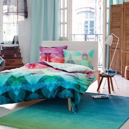 Tapis de salon Sunrise bleu vert par Esprit Home Tapis de salon Sunrise bleu vert par Esprit Home