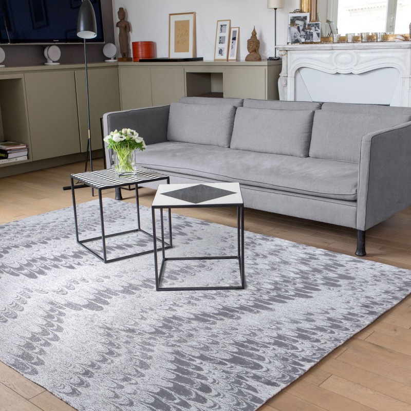 Tapis de salon Peacok Gris par Edito