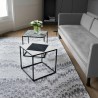 Tapis de salon Peacok Gris par Edito Tapis de salon Peacok Gris par Edito