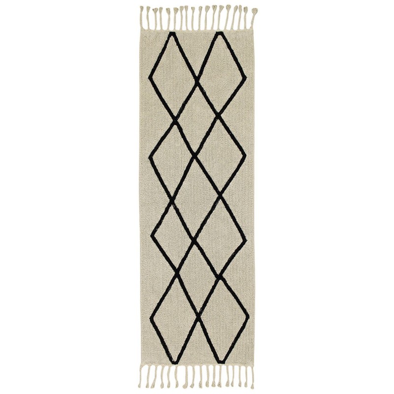 Tapis lavable en machine Berber beige par Lorena Canals