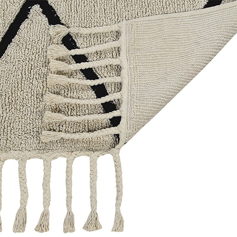 Tapis lavable en machine Berber beige par Lorena Canals