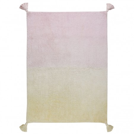 Tapis lavable en machine dégradé Vanille Rose par Lorena Canals Tapis lavable en machine dégradé Vanille Rose par Lorena Canals