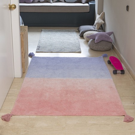 Tapis lavable en machine dégradé Rose Lavande par Lorena Canals Tapis lavable en machine dégradé Rose Lavande par Lorena Canals