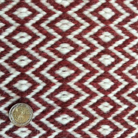 Tapis en laine rouge Mic Mac par Angelo Tapis en laine rouge Mic Mac par Angelo