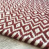 Tapis en laine rouge Mic Mac par Angelo Tapis en laine rouge Mic Mac par Angelo