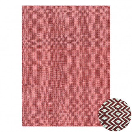 Tapis en laine rouge Mic Mac par Angelo Tapis en laine rouge Mic Mac par Angelo