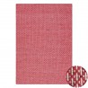 Tapis en laine rouge rosé Mic Mac par Angelo Tapis en laine rouge rosé Mic Mac par Angelo