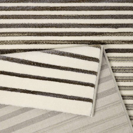 Tapis de salon à Rayures Nifty Beige Marron Stripes par Esprit Home Tapis de salon à Rayures Nifty Beige Marron Stripes par Esprit Home