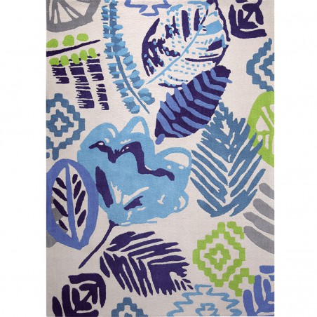Tapis à motif Bleu TARA par Esprit Home Tapis à motif Bleu TARA par Esprit Home
