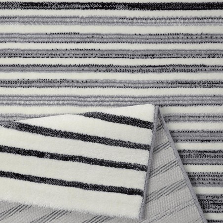 Tapis de salon à Rayures Nifty Gris Stripes par Esprit Home Tapis de salon à Rayures Nifty Gris Stripes par Esprit Home