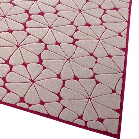 Tapis de salon Urbania beige et rose par Esprit Home Tapis de salon Urbania beige et rose par Esprit Home