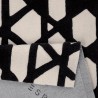 Tapis moderne Artisan Pop noir et blanc par Esprit Home Tapis moderne Artisan Pop noir et blanc par Esprit Home