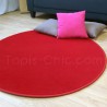 Tapis sur mesure rond Rouge par Vorwerk gamme Modena Tapis sur mesure rond Rouge par Vorwerk gamme Modena