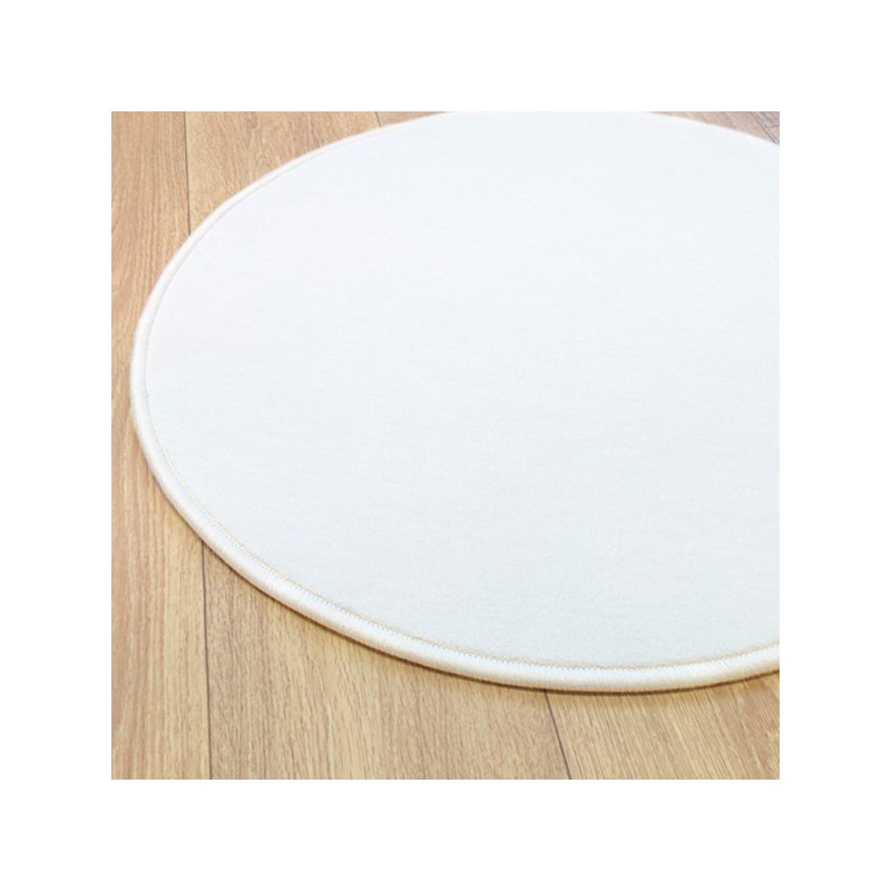 Tapis sur mesure rond Blanc par Vorwerk gamme Modena salon
