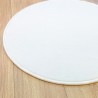 Tapis sur mesure rond Blanc par Vorwerk gamme Modena Tapis sur mesure rond Blanc par Vorwerk gamme Modena