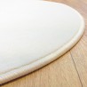 Tapis sur mesure rond Blanc par Vorwerk gamme Modena Tapis sur mesure rond Blanc par Vorwerk gamme Modena