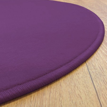Tapis sur mesure rond Violet par Vorwerk gamme Modena Tapis sur mesure rond Violet par Vorwerk gamme Modena