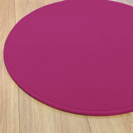 Tapis sur mesure rond Fushia par Vorwerk gamme Modena Tapis sur mesure rond Fushia par Vorwerk gamme Modena