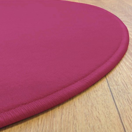 Tapis sur mesure rond Fushia par Vorwerk gamme Modena Tapis sur mesure rond Fushia par Vorwerk gamme Modena