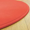 Tapis sur mesure rond Orange Corail par Vorwerk gamme Modena Tapis sur mesure rond Orange Corail par Vorwerk gamme Modena