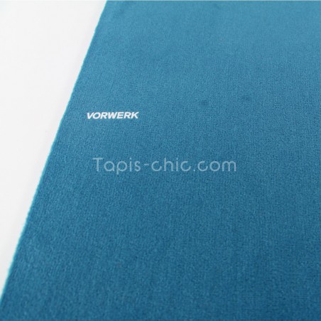 Tapis sur mesure rond Bleu par Vorwerk gamme Modena Tapis sur mesure rond Bleu par Vorwerk gamme Modena