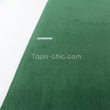 Tapis sur mesure rond Vert Sapin par Vorwerk gamme Modena Tapis sur mesure rond Vert Sapin par Vorwerk gamme Modena