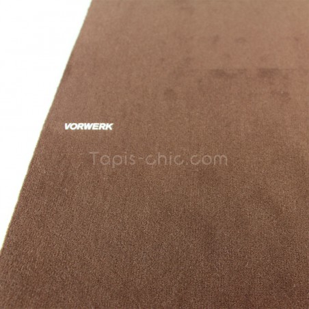Tapis sur mesure rond Marron par Vorwerk gamme Modena Tapis sur mesure rond Marron par Vorwerk gamme Modena