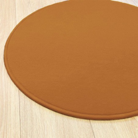 Tapis sur mesure rond Camel par Vorwerk gamme Modena Tapis sur mesure rond Camel par Vorwerk gamme Modena