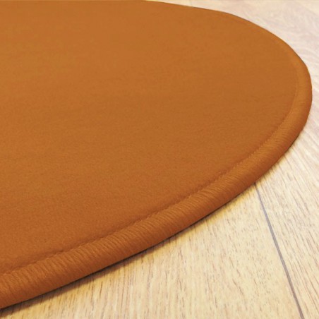 Tapis sur mesure rond Camel par Vorwerk gamme Modena Tapis sur mesure rond Camel par Vorwerk gamme Modena