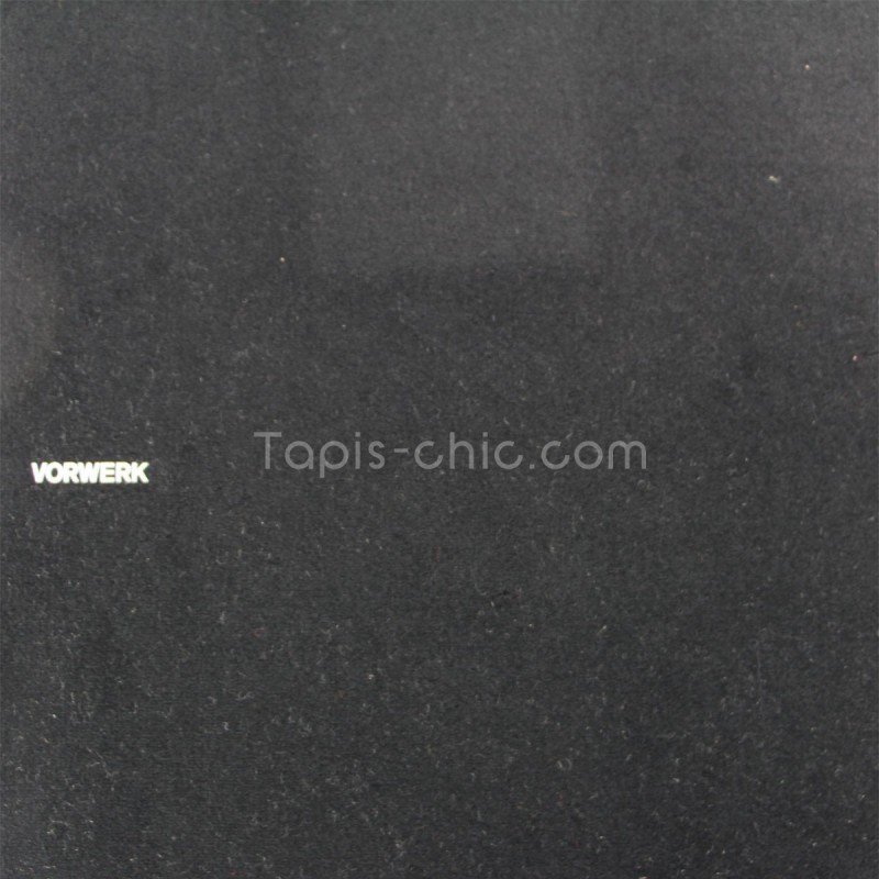Tapis sur mesure Noir par Vorwerk gamme Modena detail matiere