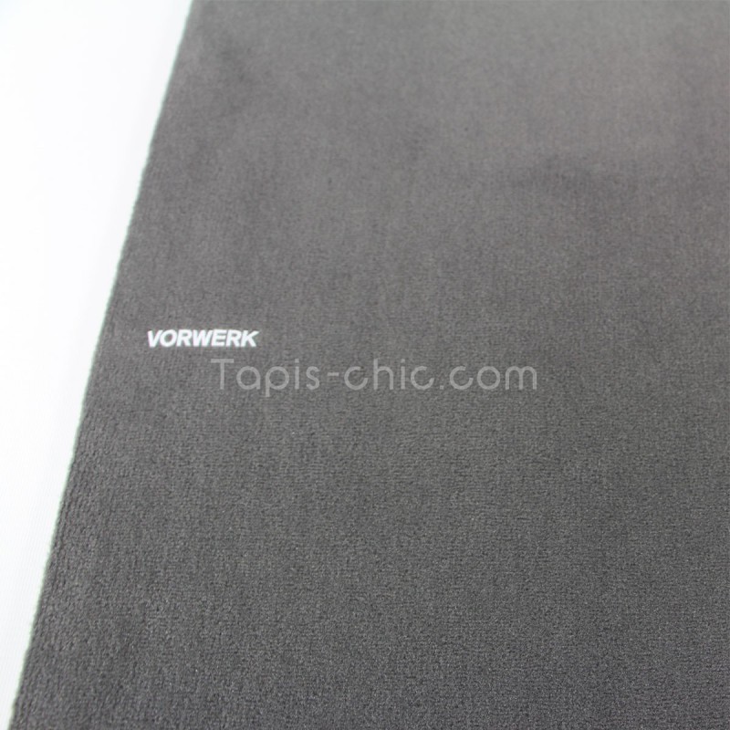 Tapis sur mesure rond Noir par Vorwerk gamme Modena detail bordure