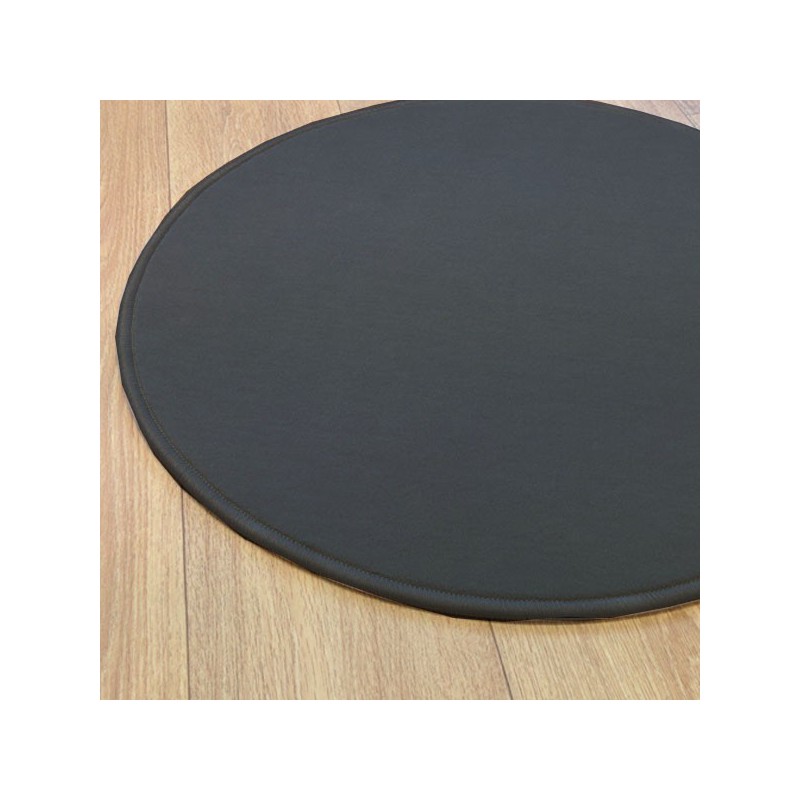 Tapis sur mesure rond Noir par Vorwerk gamme Modena en entier