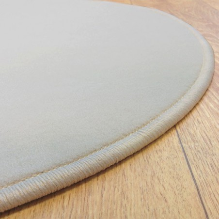 Tapis sur mesure rond Gris Clair par Vorwerk gamme Modena Tapis sur mesure rond Gris Clair par Vorwerk gamme Modena