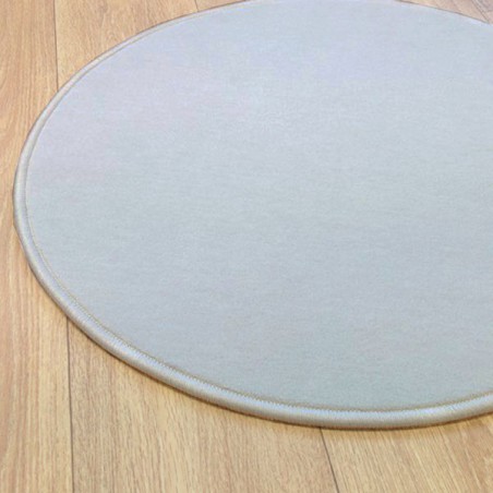 Tapis sur mesure rond Gris Clair par Vorwerk gamme Modena Tapis sur mesure rond Gris Clair par Vorwerk gamme Modena