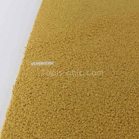 Tapis sur mesure rond Jaune Ocre gamme Larea par Vorwerk Tapis sur mesure rond Jaune Ocre gamme Larea par Vorwerk