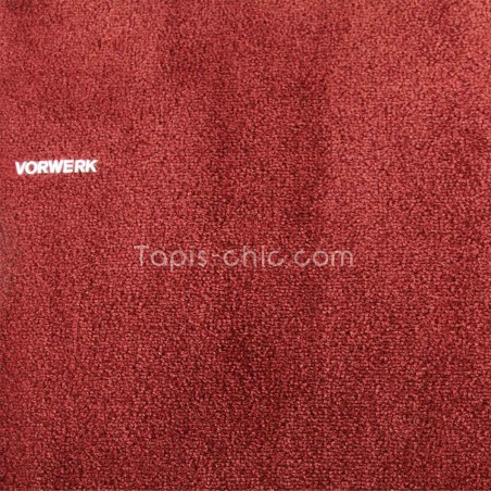 Tapis sur mesure Rouge Sanguine gamme Lyrica par Vorwerk