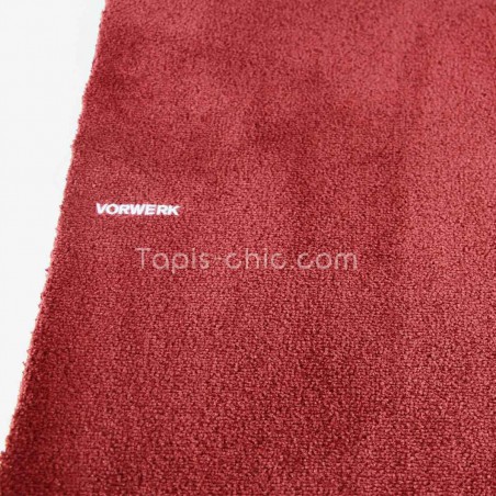 Tapis sur mesure rond Rouge Sanguine gamme Safira par Vorwerk Tapis sur mesure rond Rouge Sanguine gamme Safira par Vorwerk